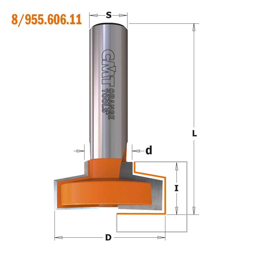 Door Lip Bit &amp; Finger Grip BIt