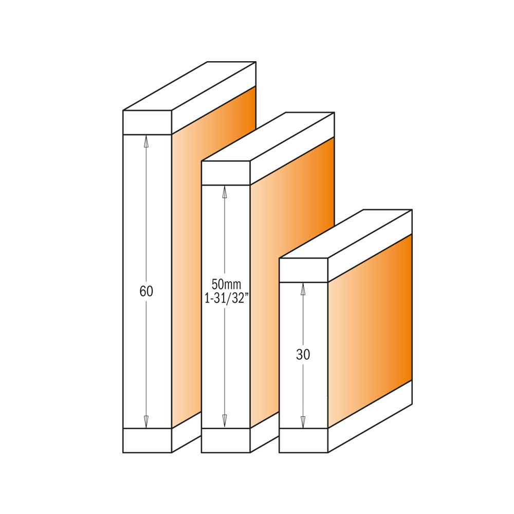 Pattern/flush trim router bits with insert knives