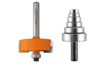 Rabbeting router bit sets