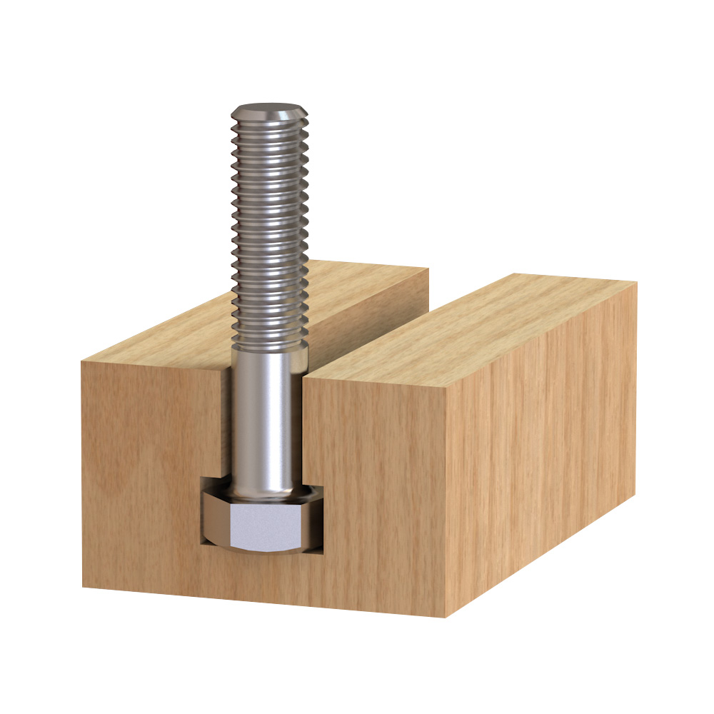 Keyhole router bits