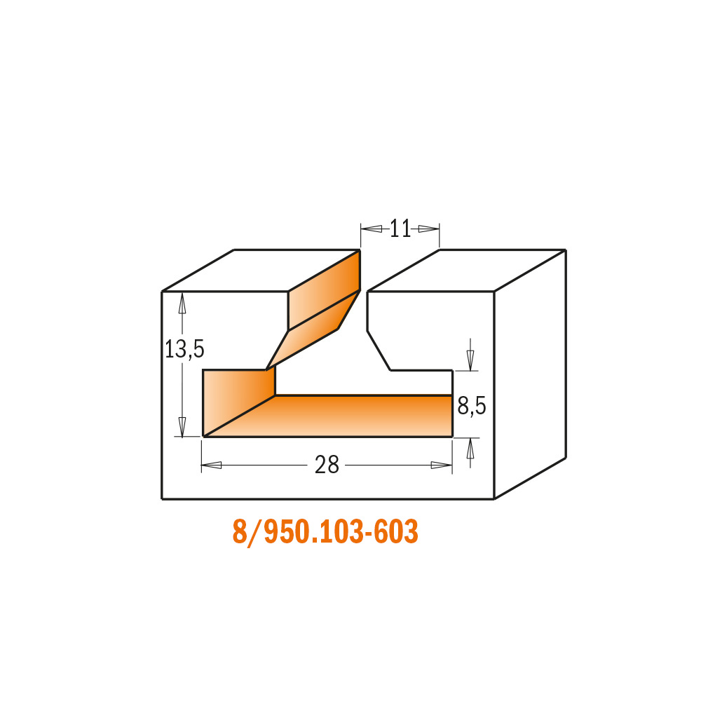 T-slot router bits