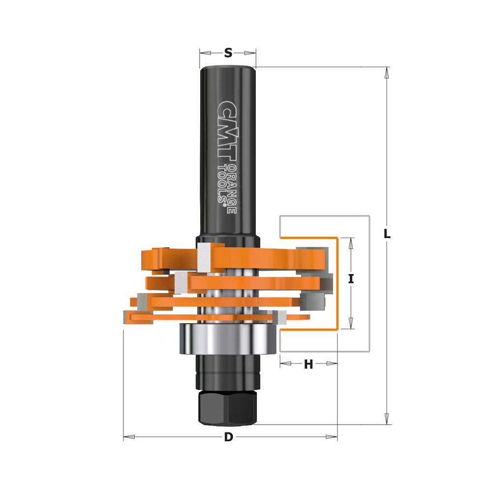 Three wing slot cutter