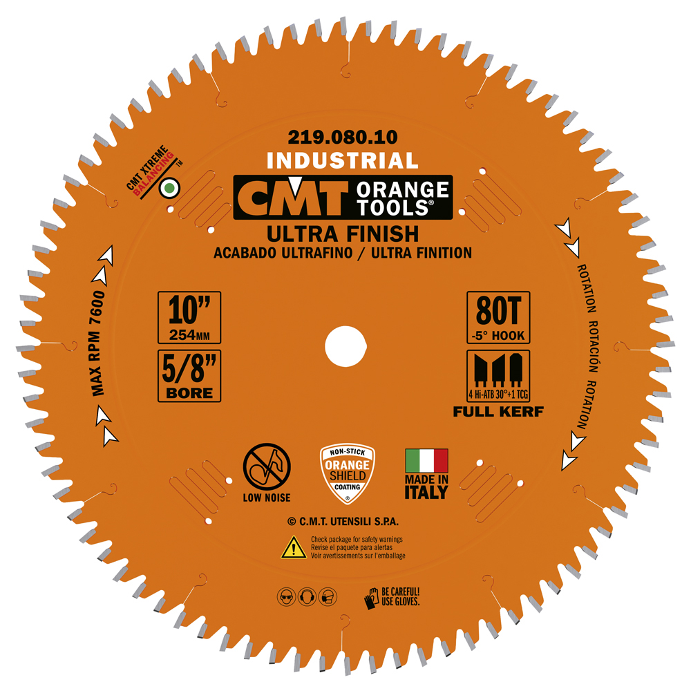 Industrial sliding compound miter &amp; radial circular saw blades