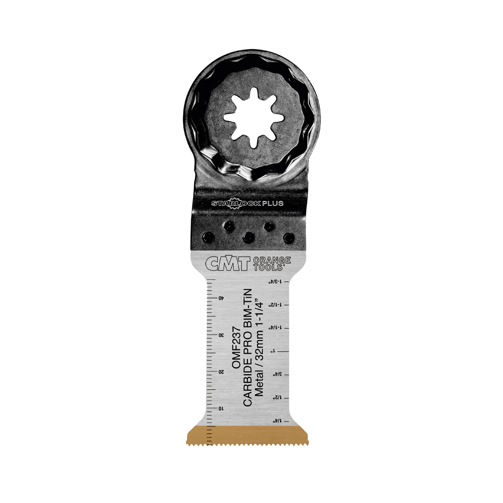 32mm (1-1/4&quot;) Carbide + TiN Coating for Plunge &amp; Flush-Cut for Metal