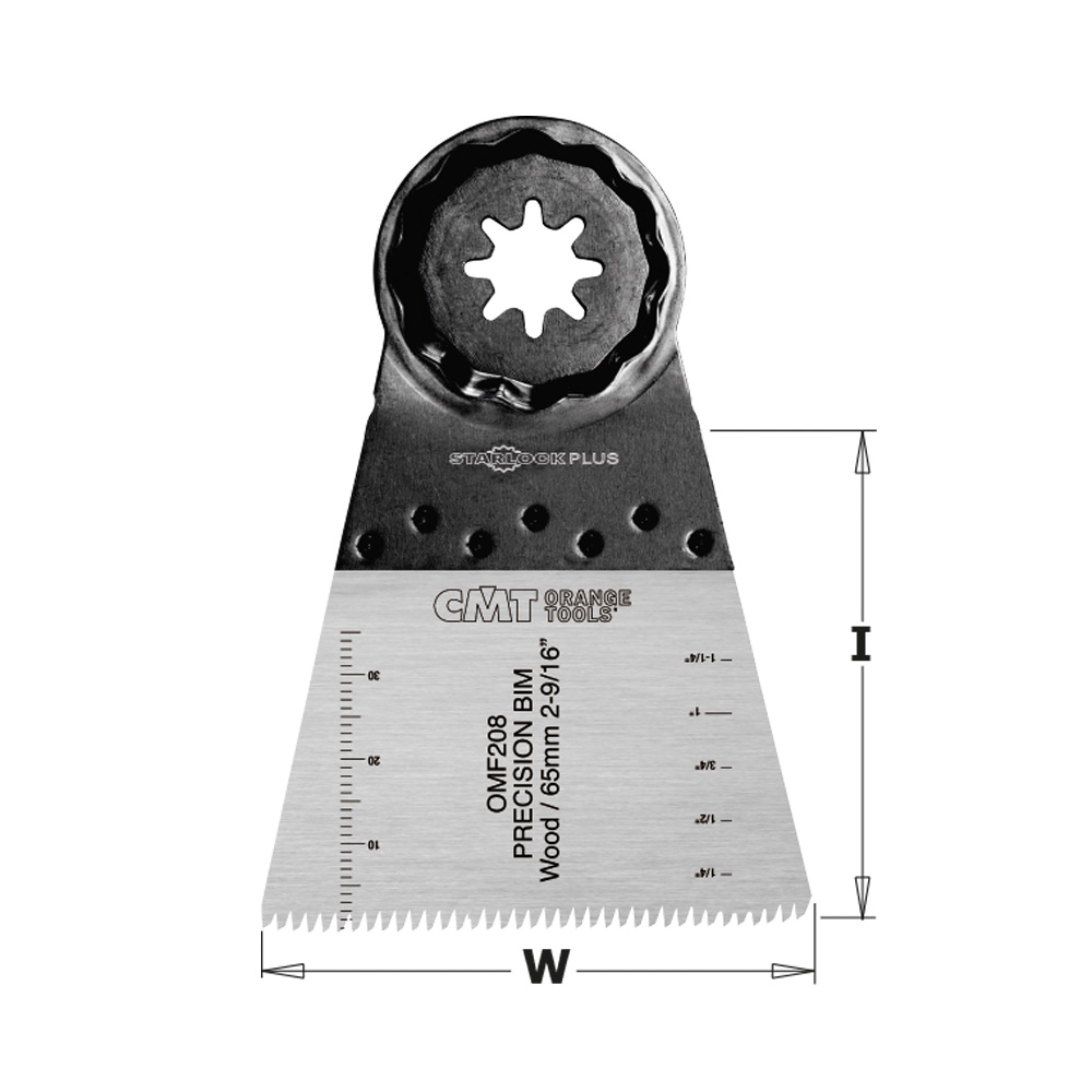 65mm (2-9/16&quot;) Precision Cut Blade with Japanese toothing for Wood. Long Life