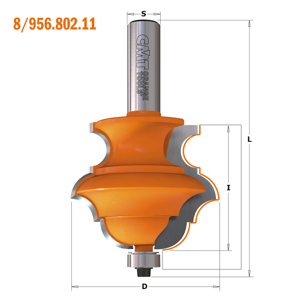 Multiprofile router bits