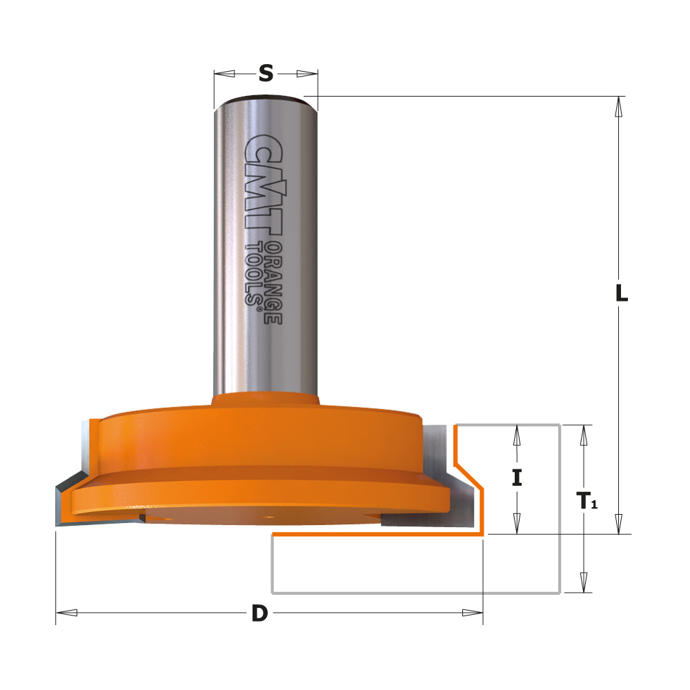 Drawer lock router bits