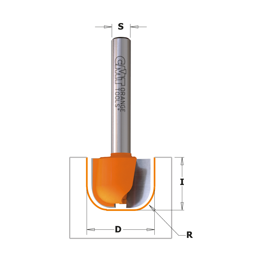 Bowl &amp; tray router bits