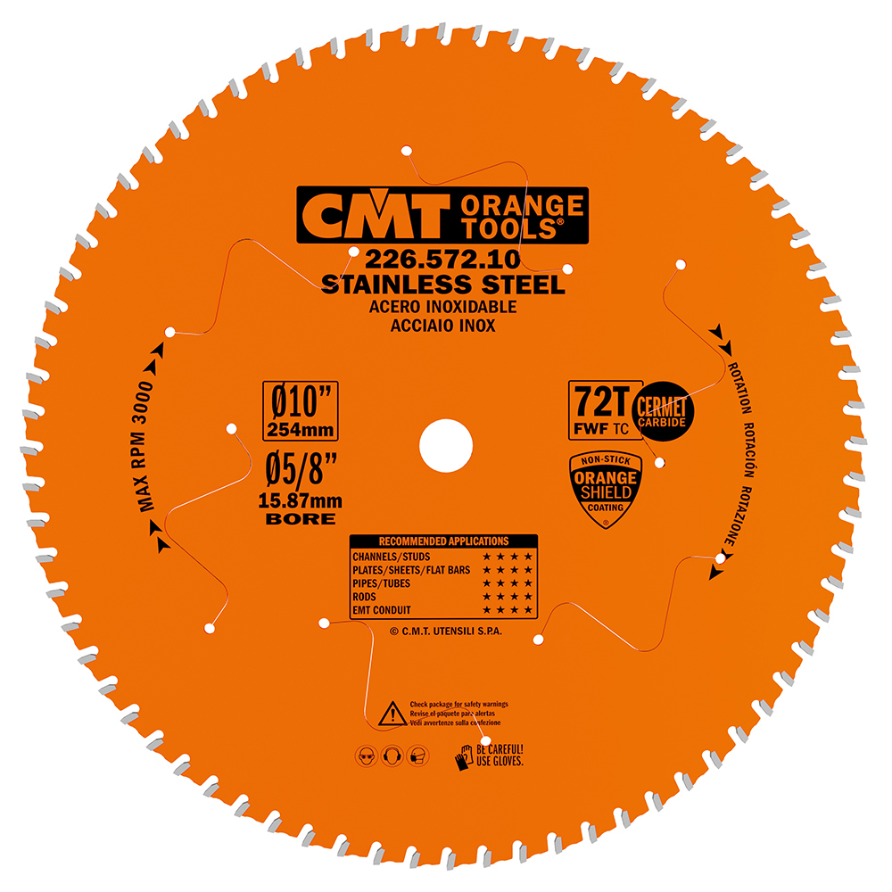 Industrial circular saw blades for Stainless Steel