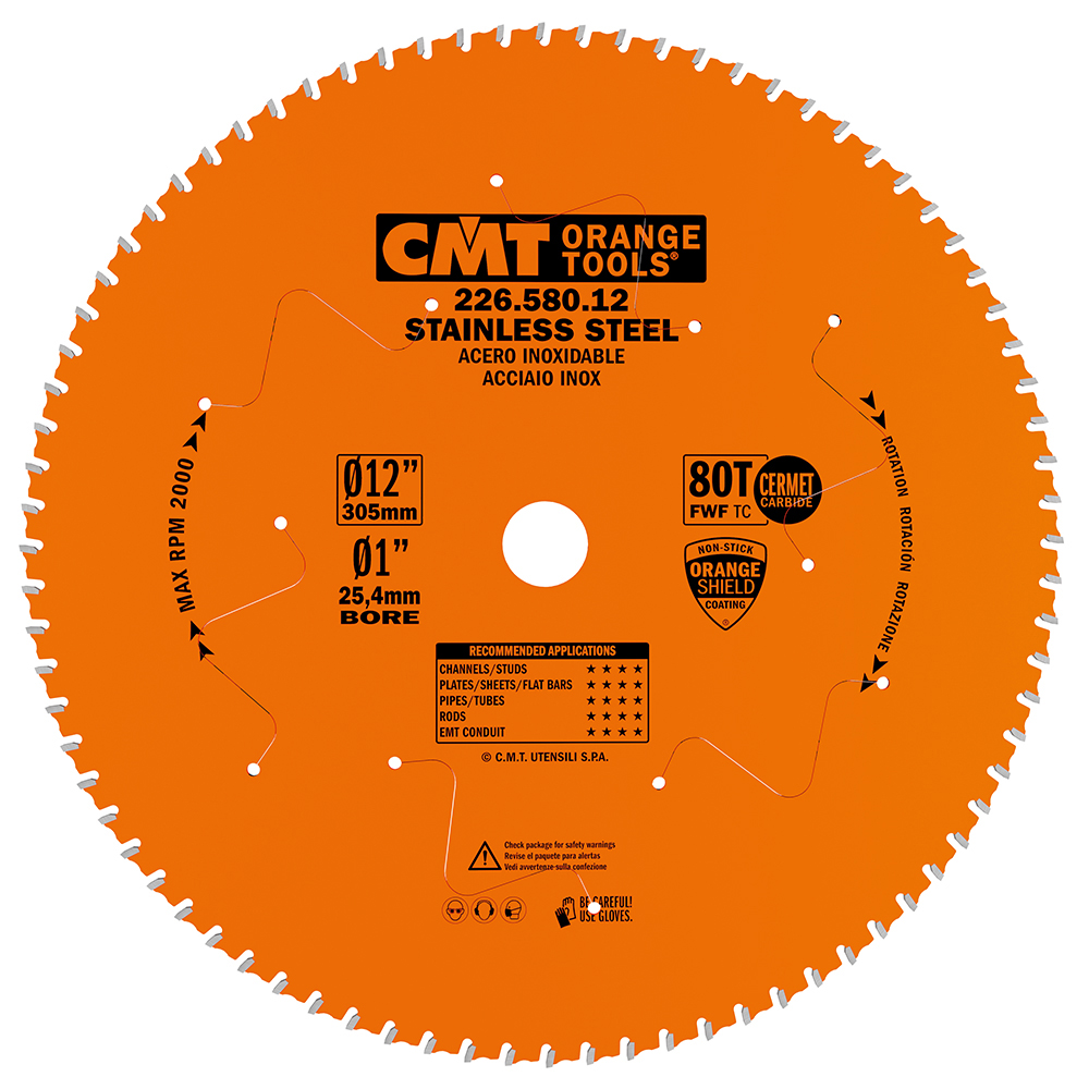 Industrial circular saw blades for Stainless Steel