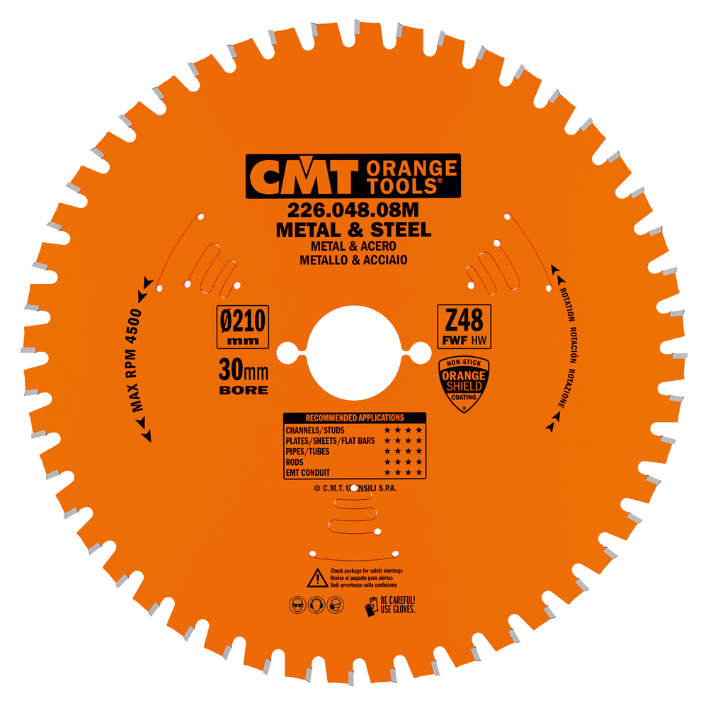 Industrial dry cutter circular saw blades