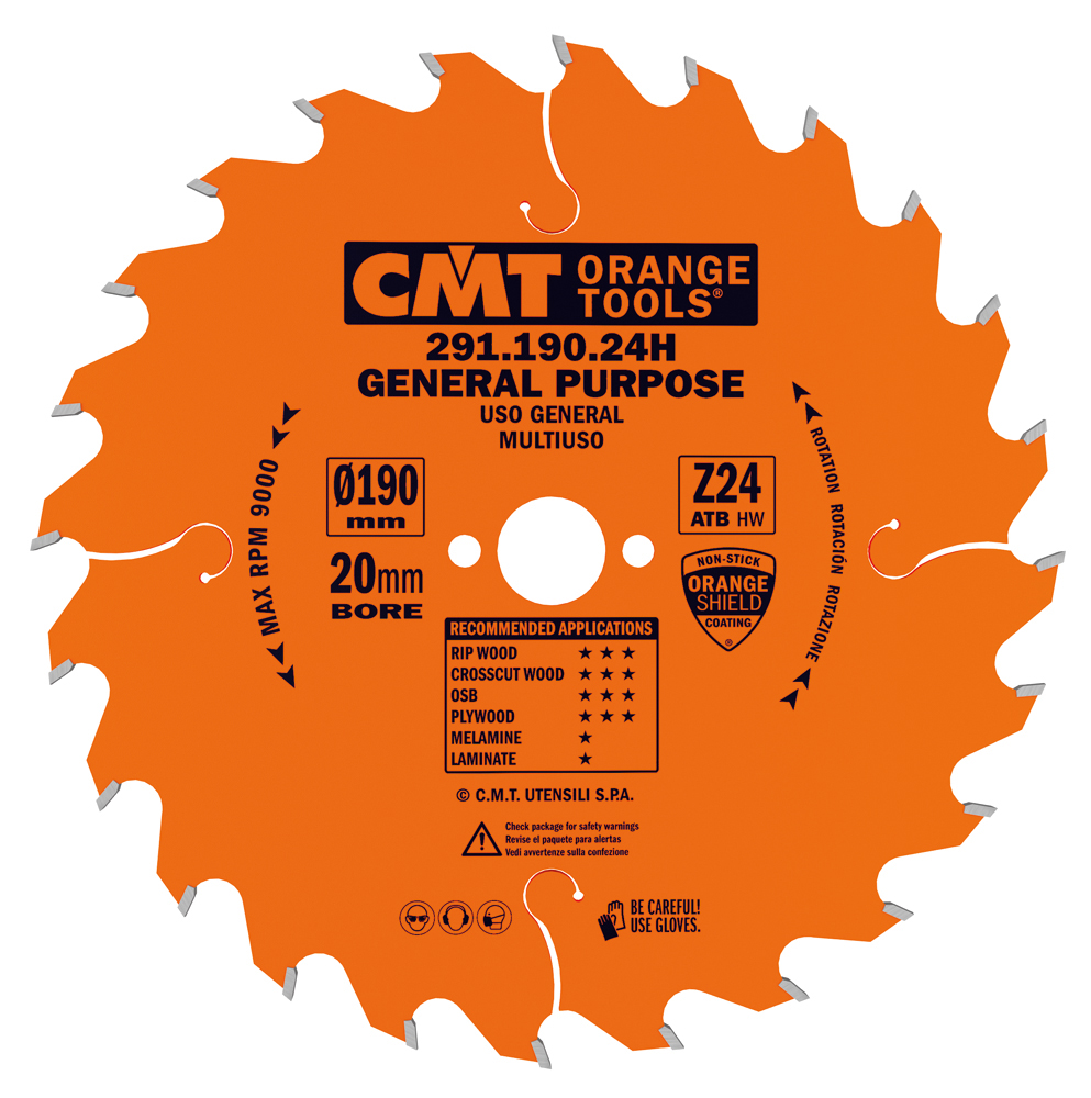 Crosscut circular saw blades