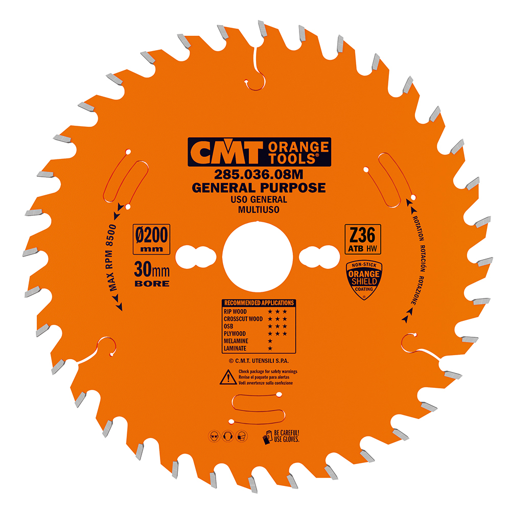 Crosscut circular saw blades