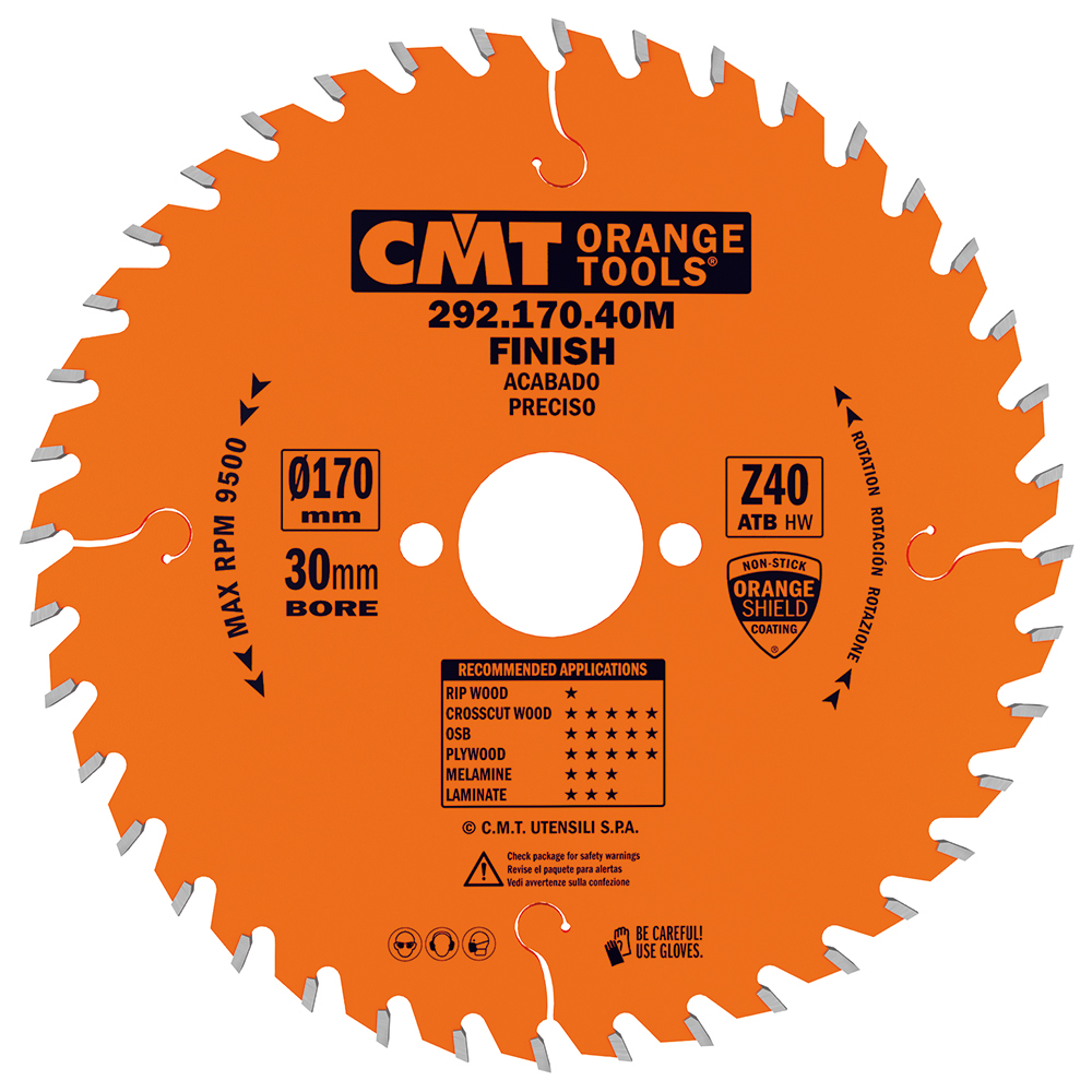 Fine cut-off circular saw blades