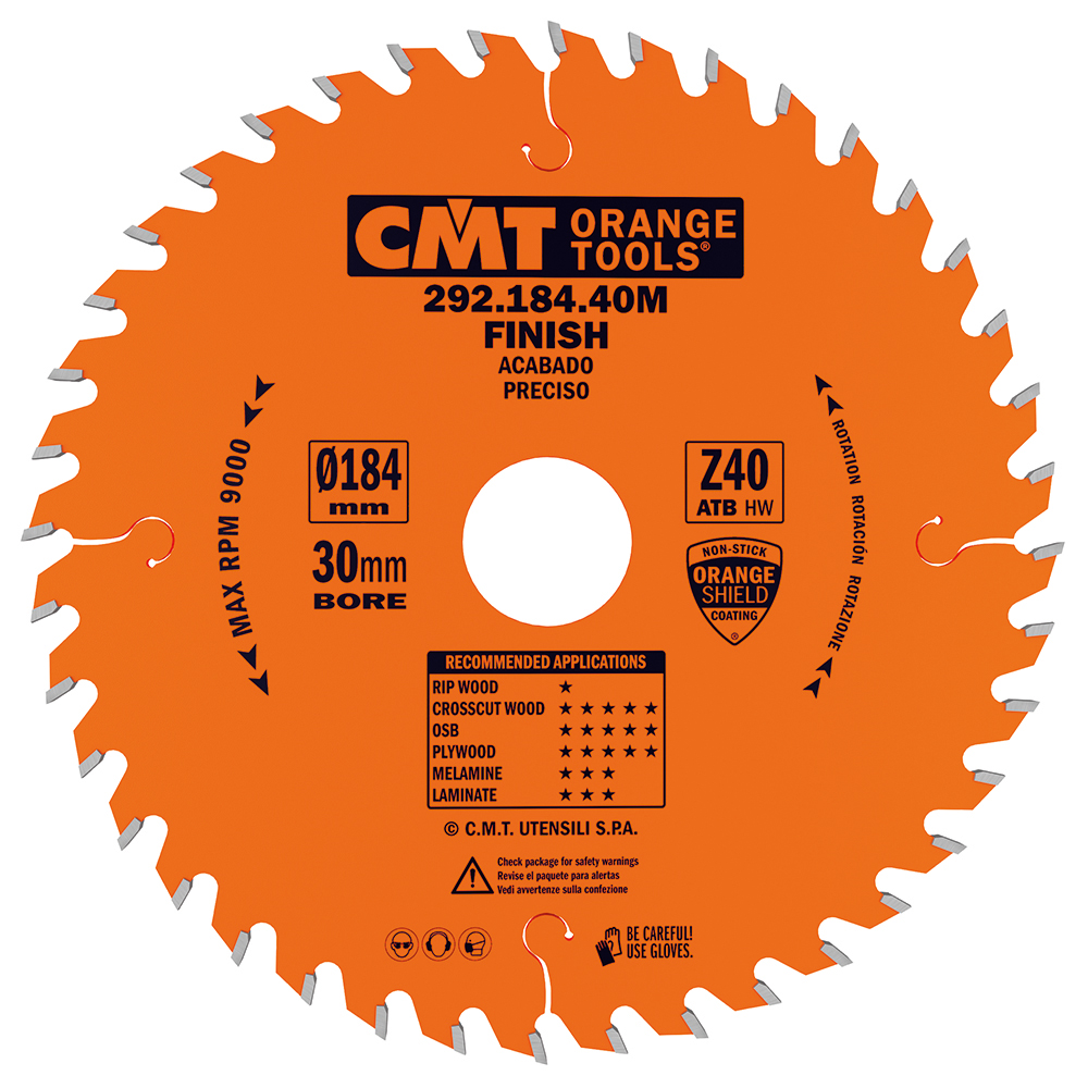 Fine cut-off circular saw blades