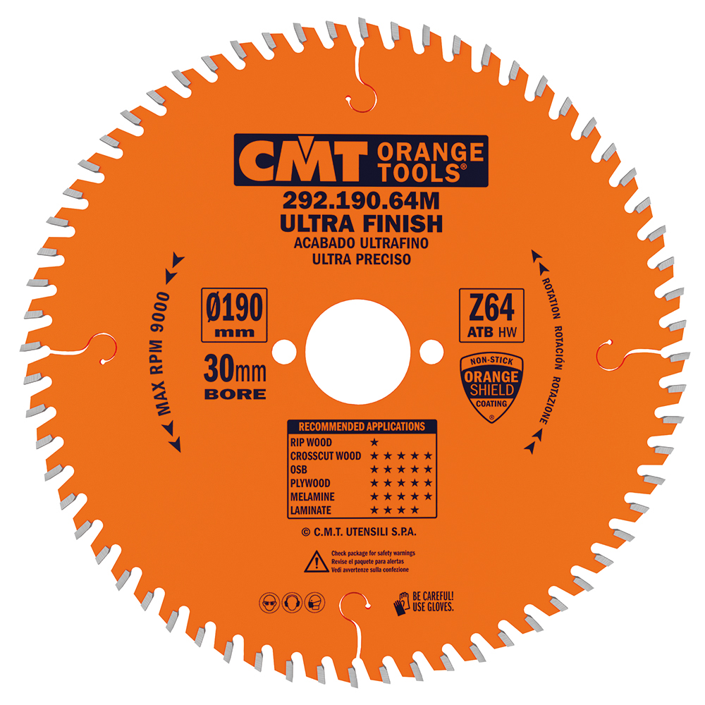 Fine cut-off circular saw blades