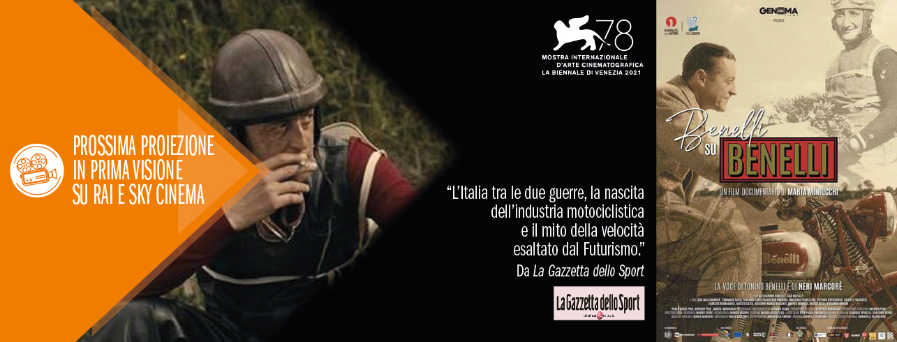 &quot;Benelli su Benelli&quot;. Great success for this must-see masterpiece at Venice Film Festival 2021. Proud to be part of it!