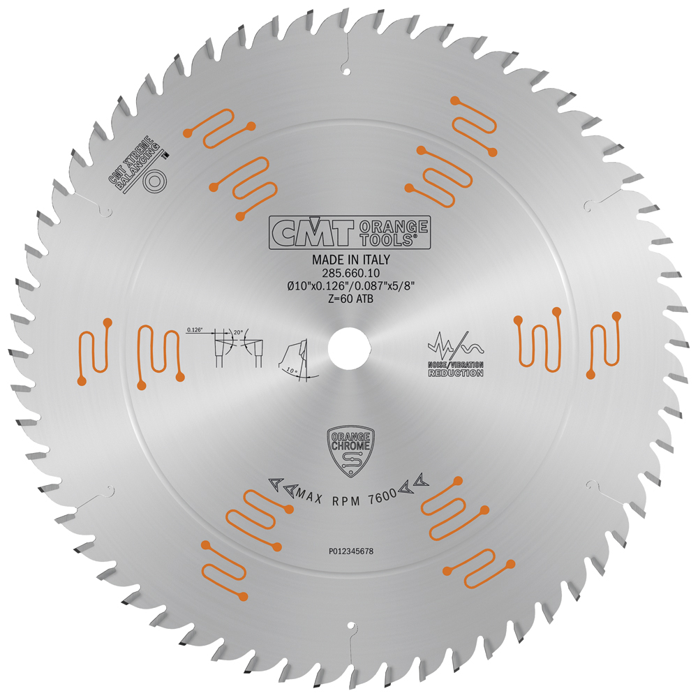 Industrial chrome coated circular saw blades