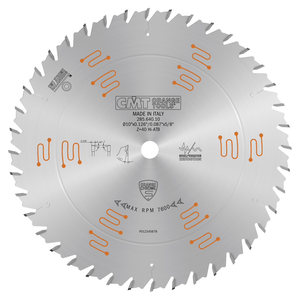 Industrial saw blades for ripping &amp; crosscut