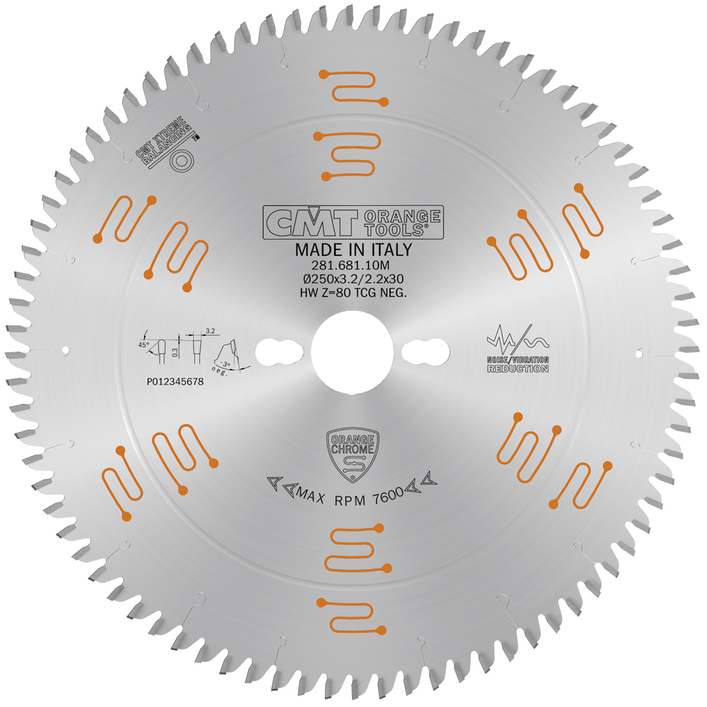 Laminated and chipboard circular saw blades