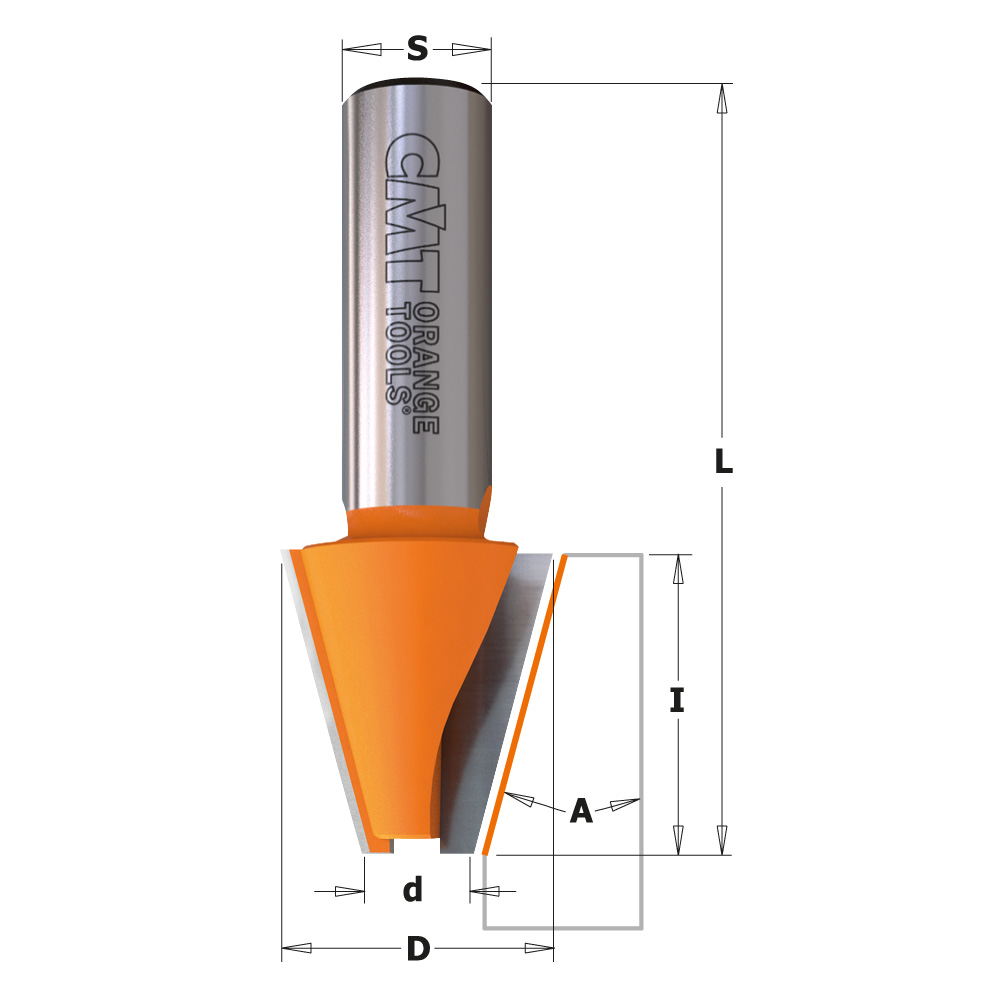 Solid Surface Bevel Bit