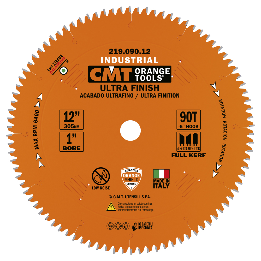 Industrial sliding compound miter &amp; radial circular saw blades