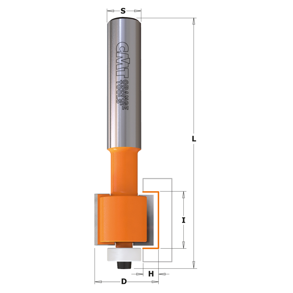 Solid surface inlay router bits