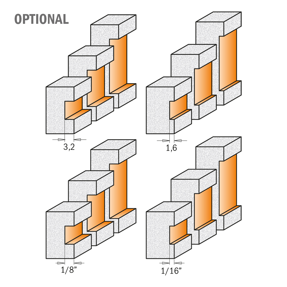 Solid surface inlay router bits