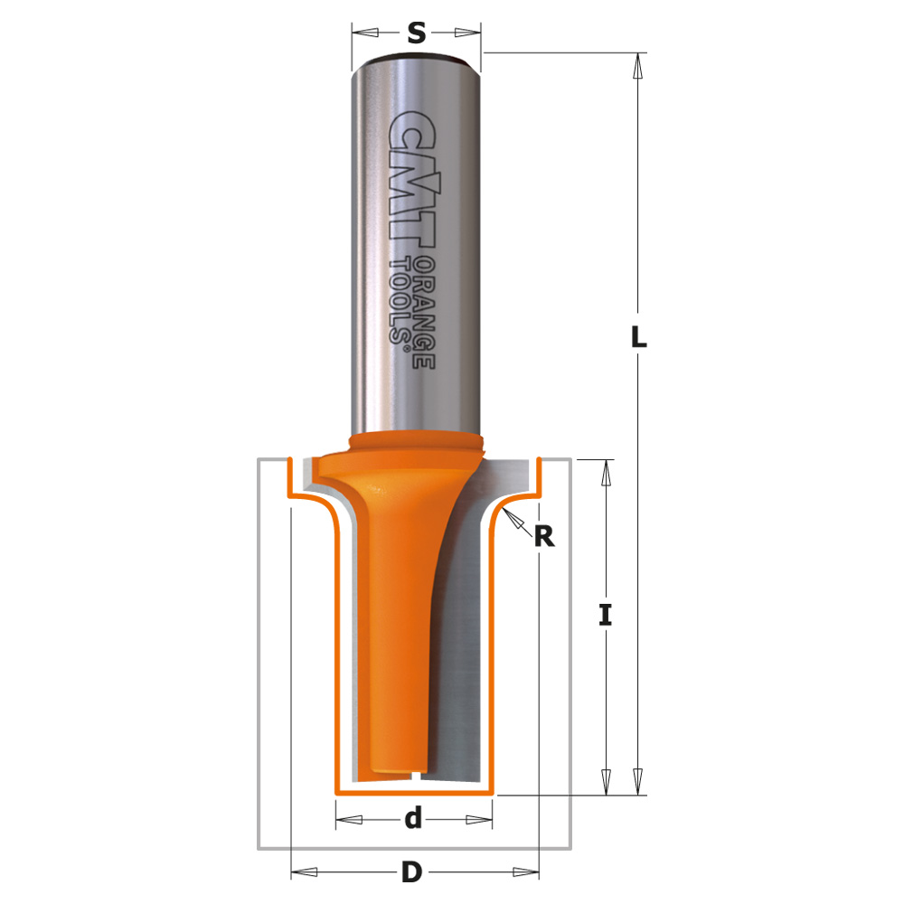 Decorative bearing router bits