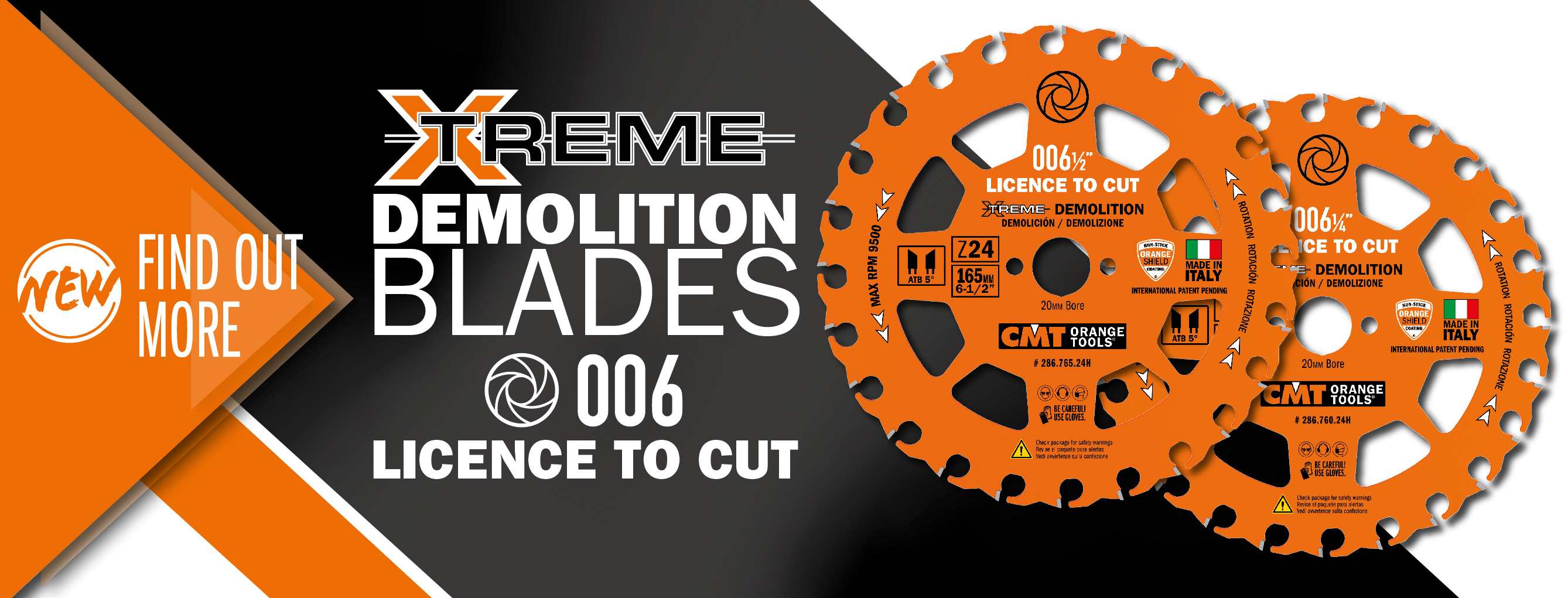 New Xtreme Demolition saw blade for nail-embedded wood cutting