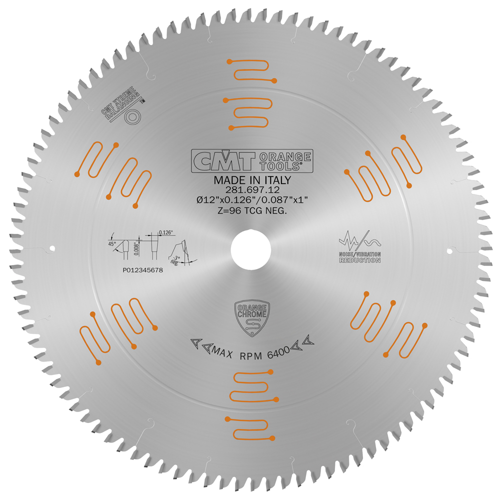 Industrial Chromed Double Sided Laminate/Melamine Blades