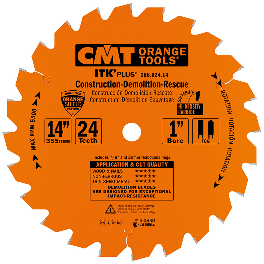 Industrial XTreme demolition &amp; rescue saw blades