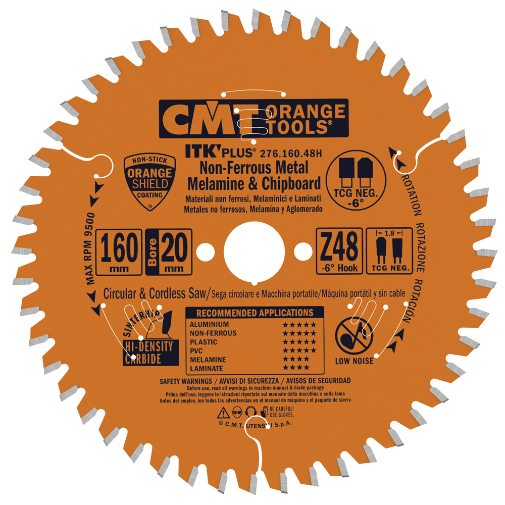 ITK Plus non-ferrous metal and Composite Decking  saw blades