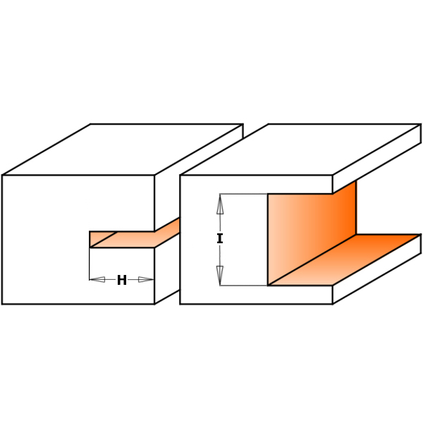 Three wing slot cutter