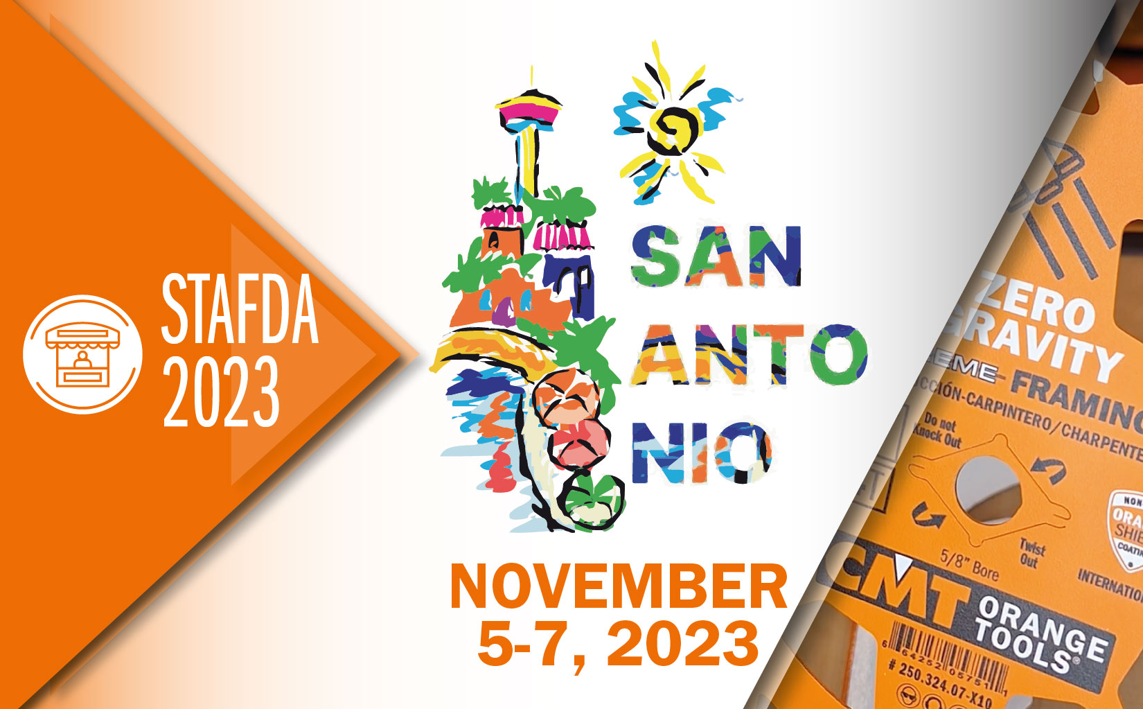 Join Us At STAFDA, San Antonio, TX 5-7 November and Discover new Xtreme Zero Gravity Saw Blade