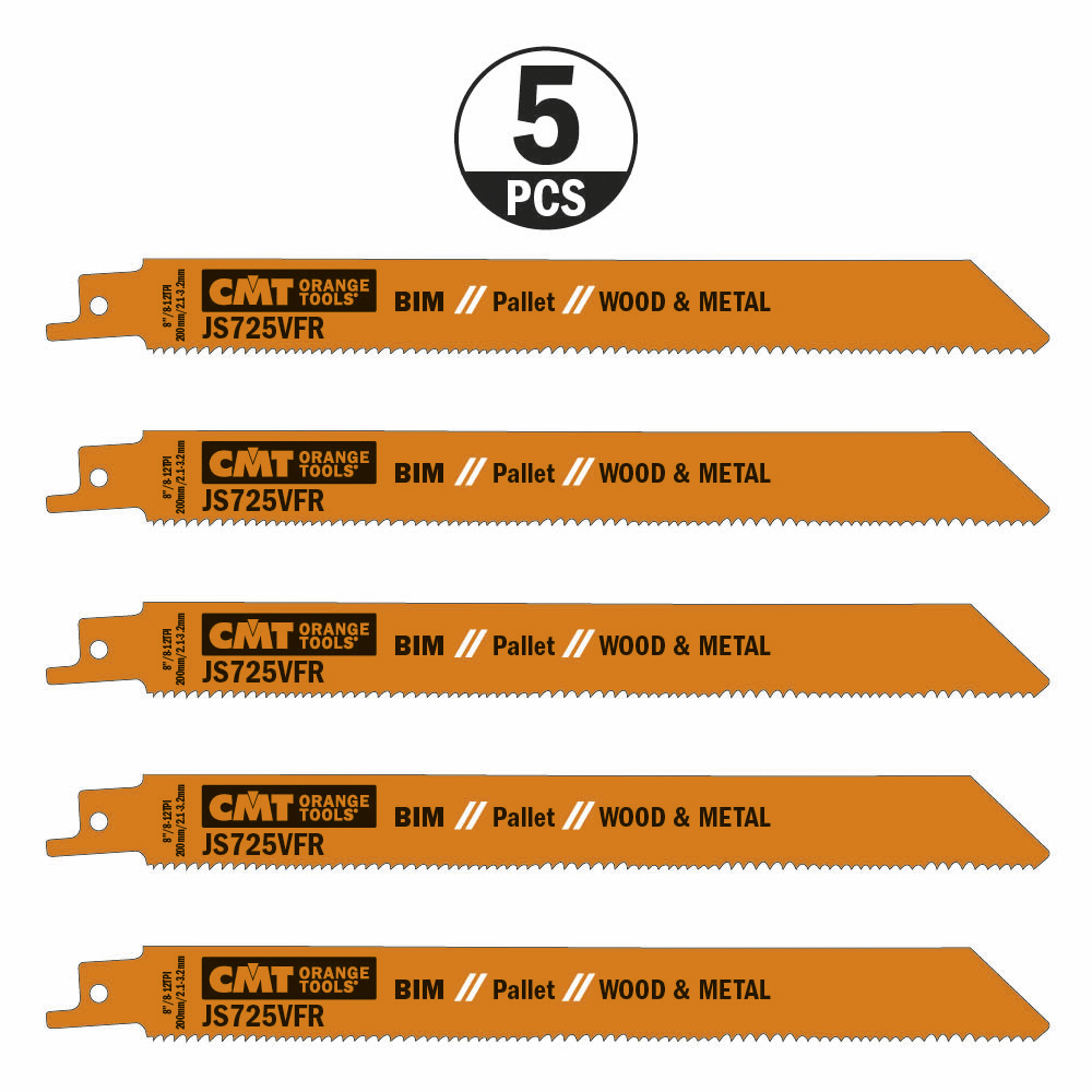 Special saw blade for pallet repairs