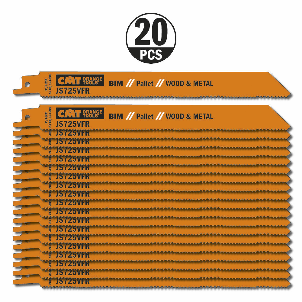 Special saw blade for pallet repairs