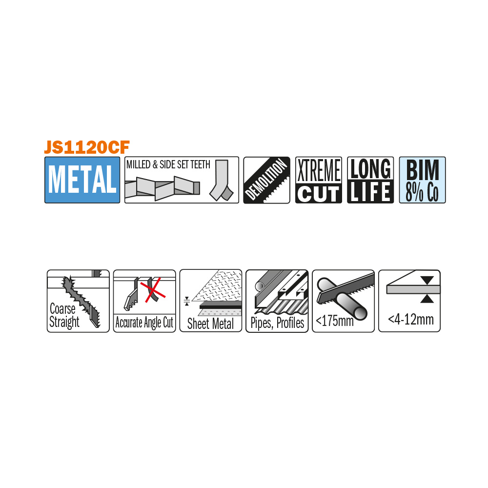 For cutting thick sheet metal, thick-walled solid pipe and profiles