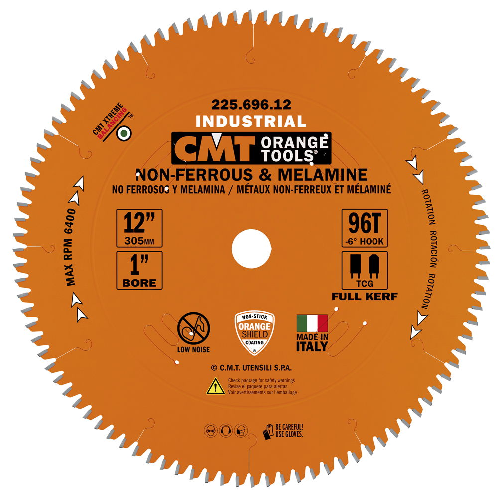 Industrial Xtreme non-ferrous metal, PVC &amp; melamine circular saw blades