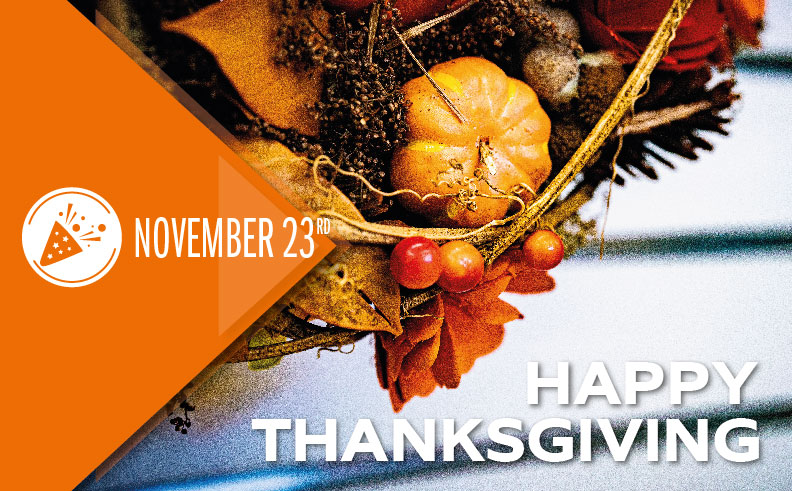 Happy Thanksgiving from all of us at CMT