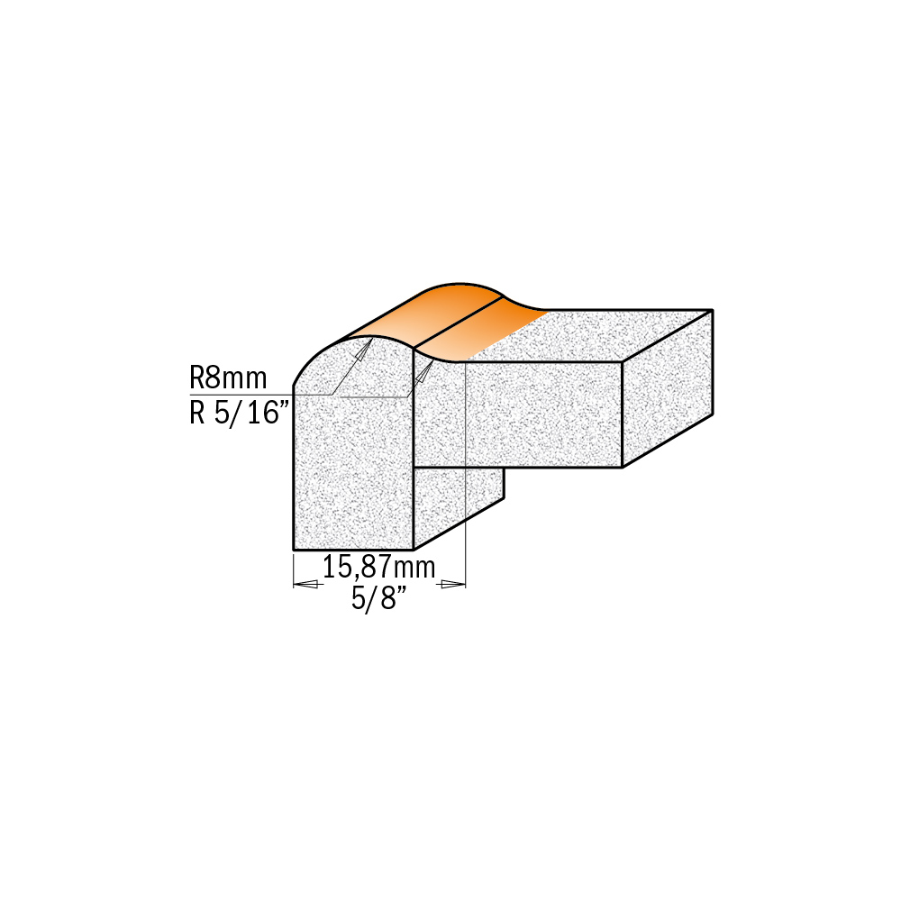 Solid surface no-drip router bits