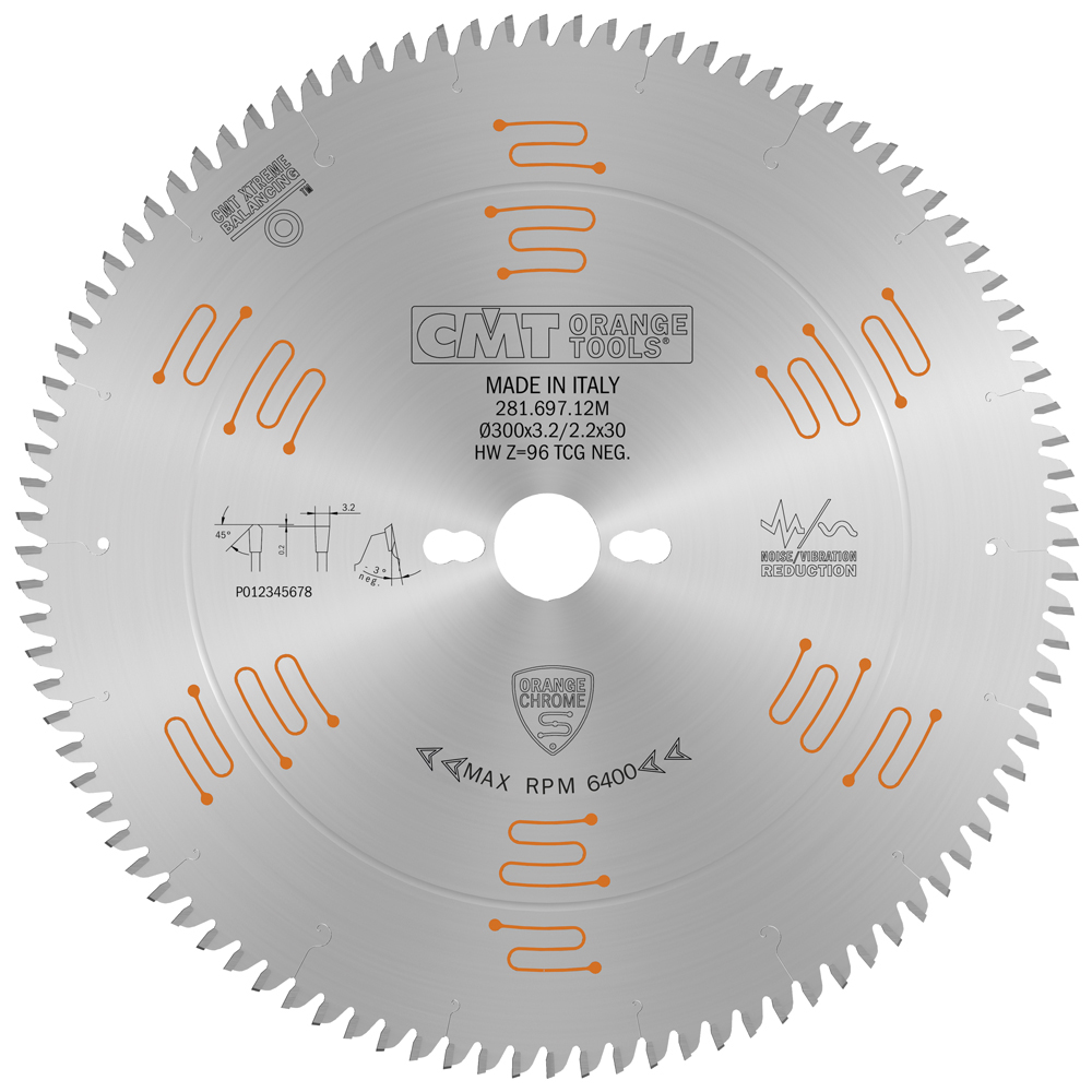 Laminated and chipboard circular saw blades