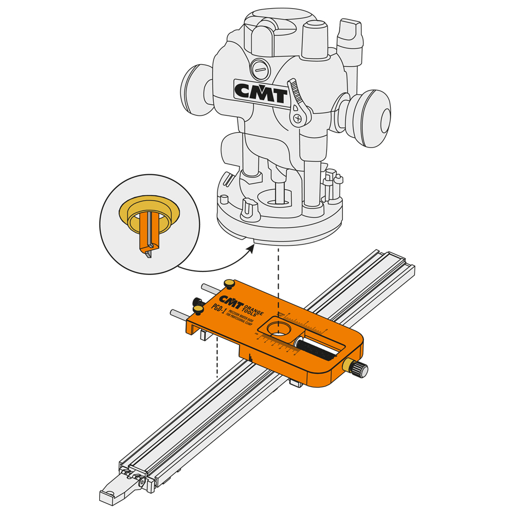 PGD-1 - Adjustable Precision Router Dado Jig