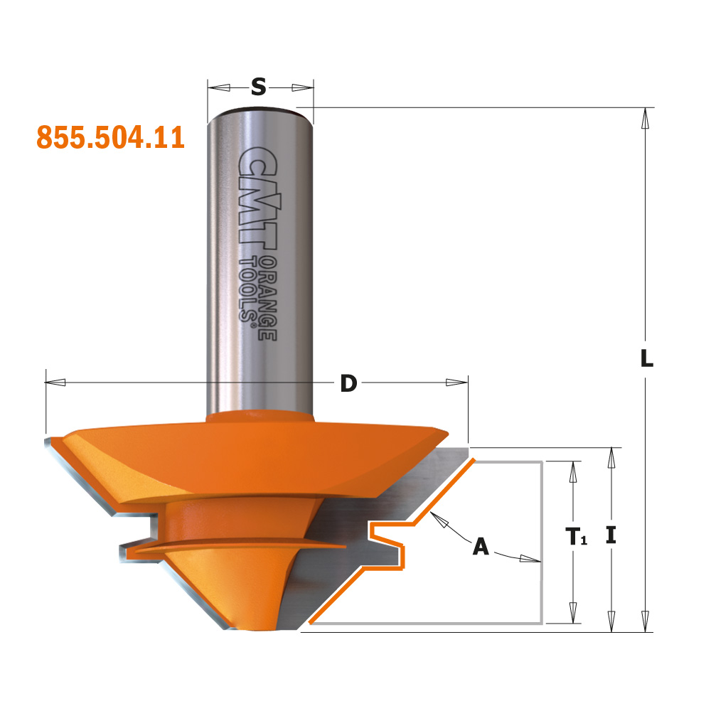 Lock miter router bits