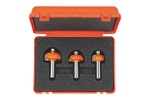 3 piece cove router bit sets