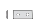 Standard indexable knives - 4 cutting edges