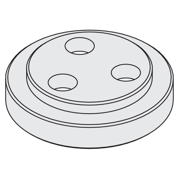 992 - Flanges for chucks with arbor - Male