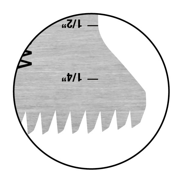 35mm (1-3/8&quot;) Precision Cut, Japan toothing for Wood. Long Life