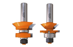 V-Tongue &amp; groove router bit set