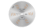 Industrial low noise &amp; chrome coated circular saw blades with TCG grind